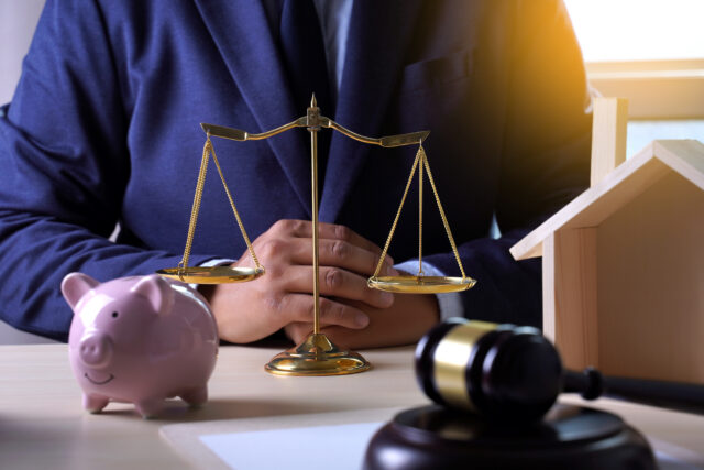 home insurance, Law and justice concept